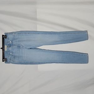 Madewell 10 Inch High Rise Skinny Jeans Womens Size 25 Light Wash